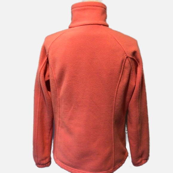 Columbia zip fleece preloved, paint on sleeve. Great for camping. - Picture 2 of 9